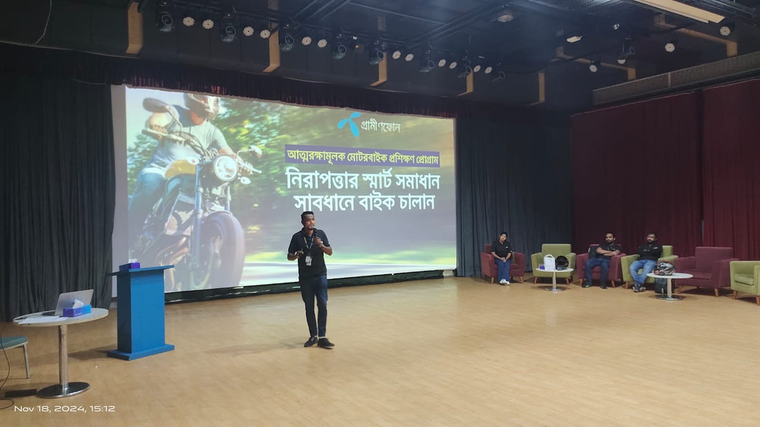 Smart Rider professional motorcycle training session in Bangladesh