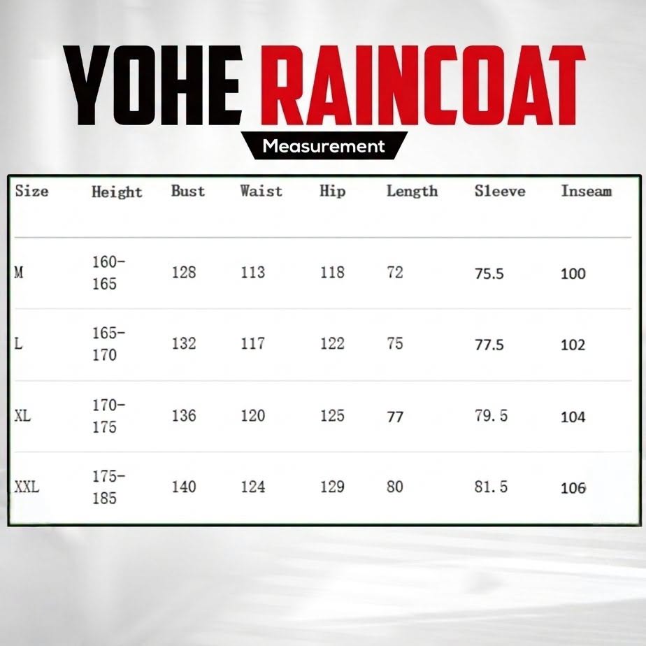YOHE Raincoat 2026
