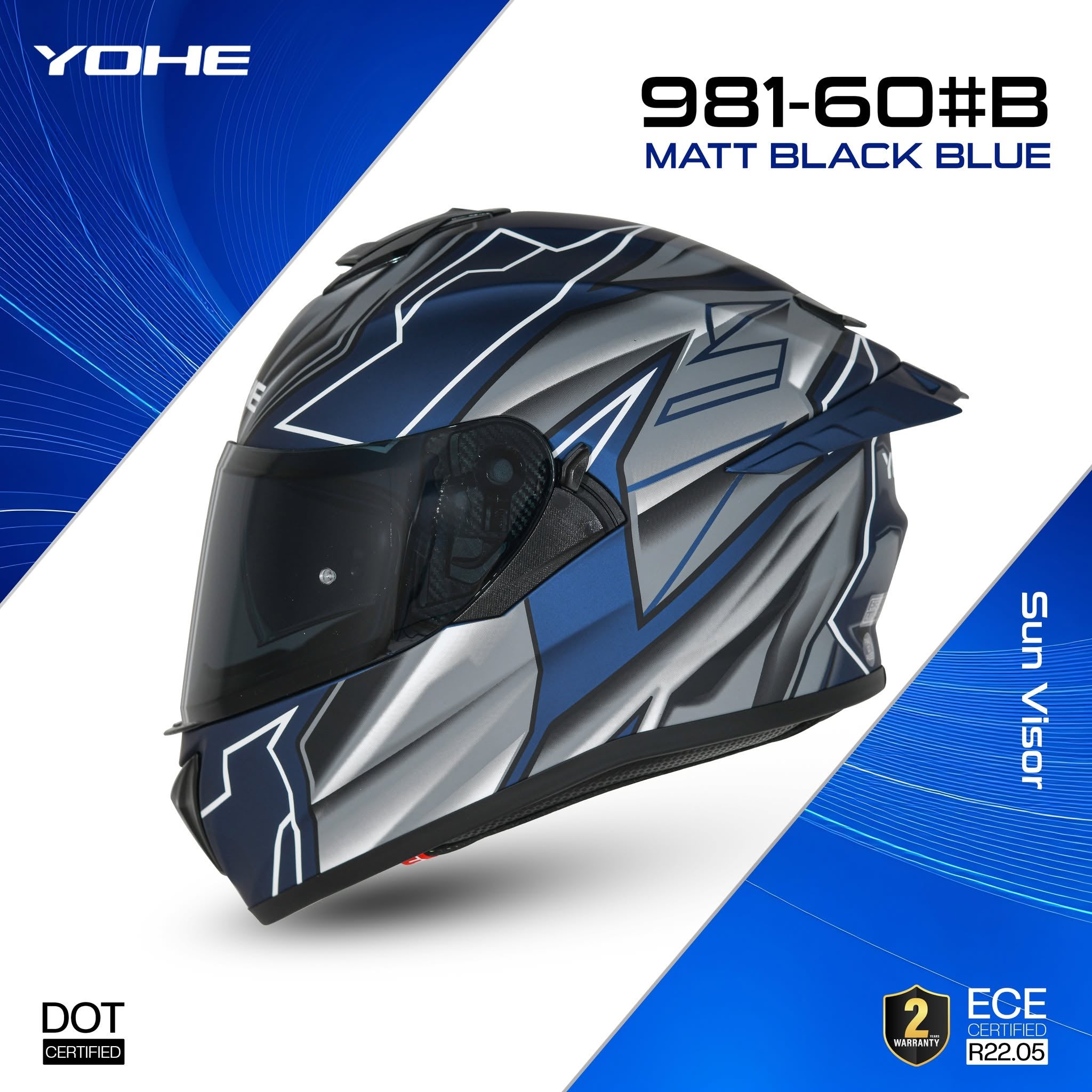 Game Changer Pro 981-60#B Matt Black Blue