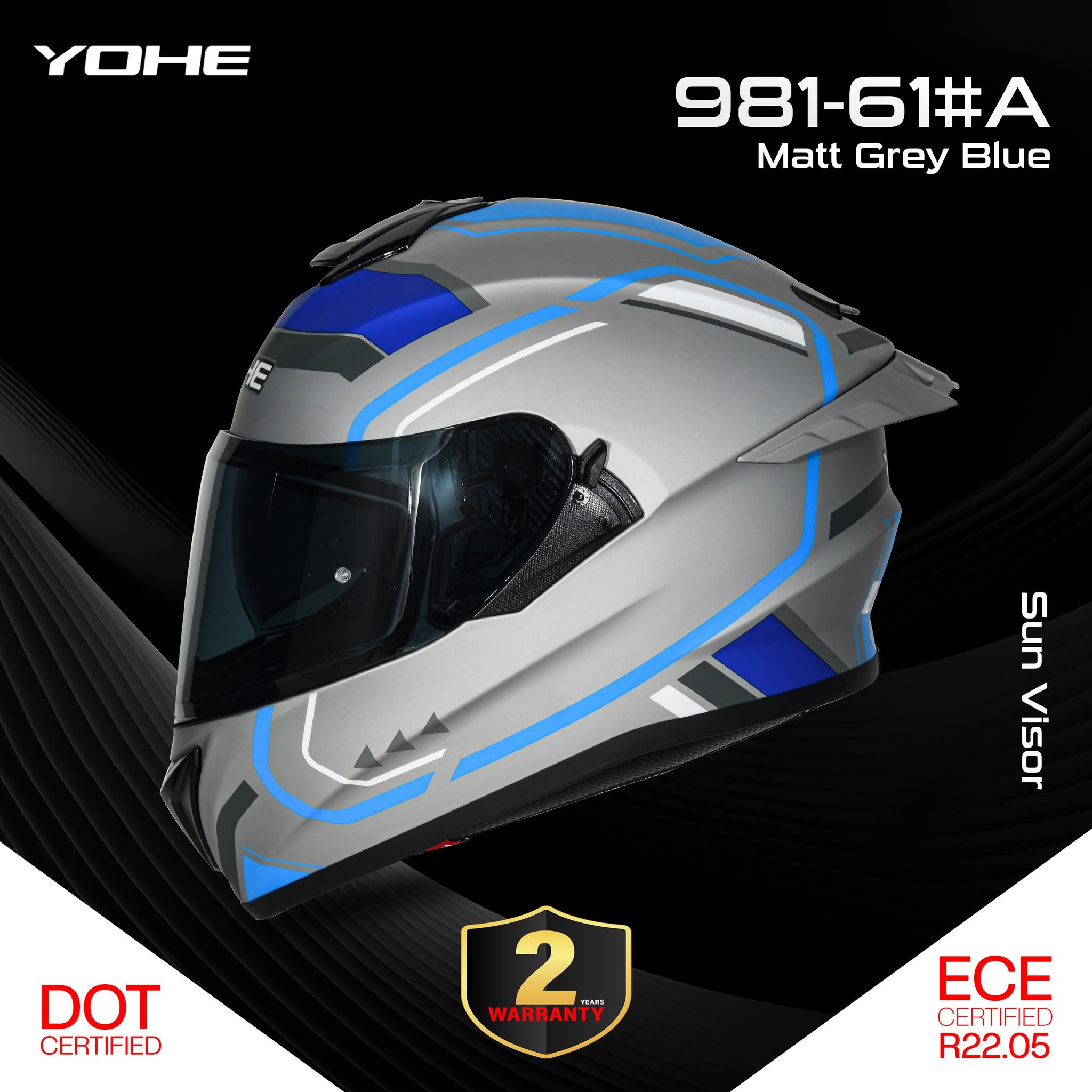 Game Changer Pro 981-61#A Matt Grey Blue
